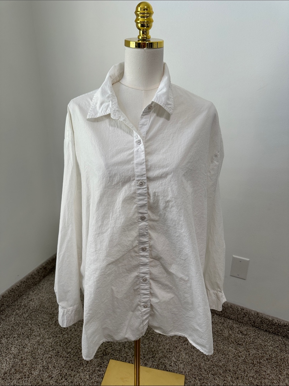 🟣 Aerie Oversized Button Up Shirt